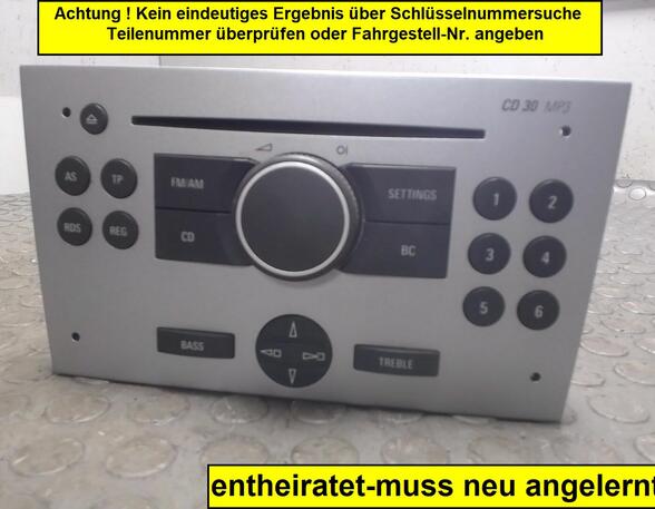 CD-Radio OPEL TIGRA TwinTop (X04)