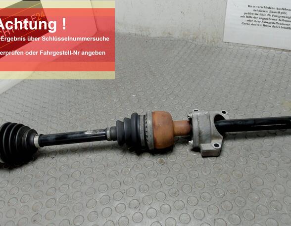 Drive Shaft OPEL ZAFIRA / ZAFIRA FAMILY B (A05)