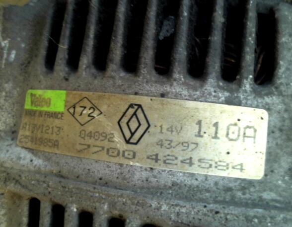 Dynamo (Alternator) RENAULT Megane Scenic (JA0/1)