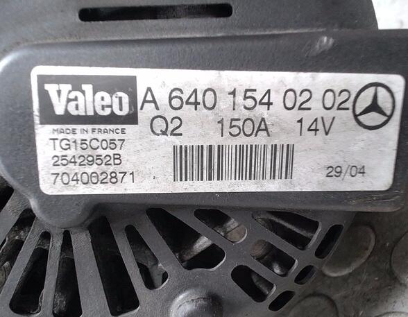 Dynamo (Alternator) MERCEDES-BENZ A-CLASS (W169)