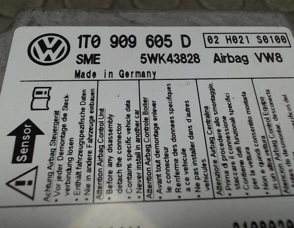 Airbag Control Unit VW Touran (1T1, 1T2)