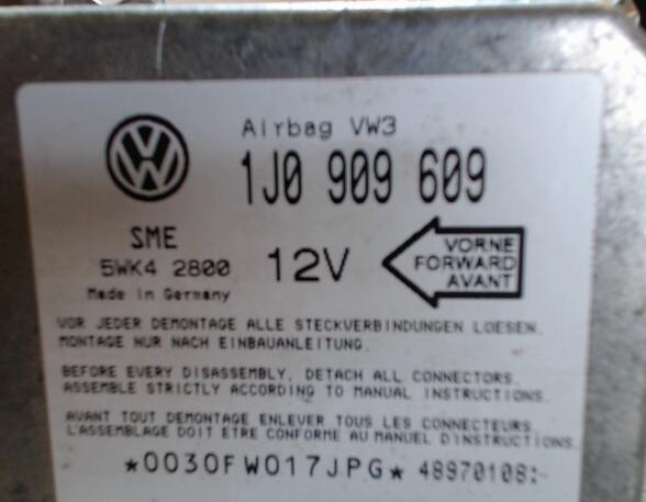 STEUERGERÄT AIRBAG (Sicherheitselektronik) VW Golf Benzin (1 J) 1390 ccm 55 KW 1997>2003