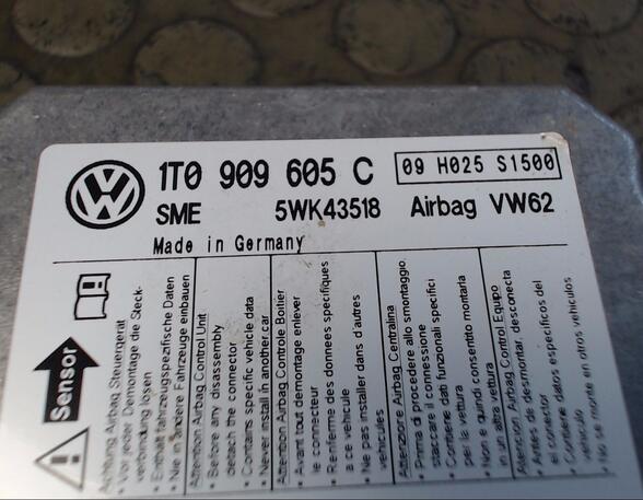 Airbag Control Unit VW Touran (1T1, 1T2)