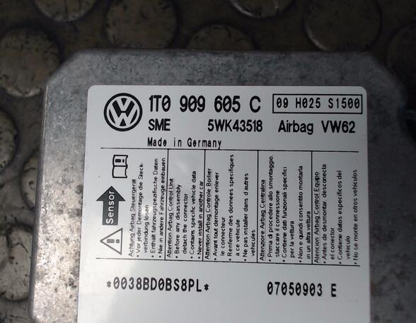 Airbag Control Unit VW Touran (1T1, 1T2)