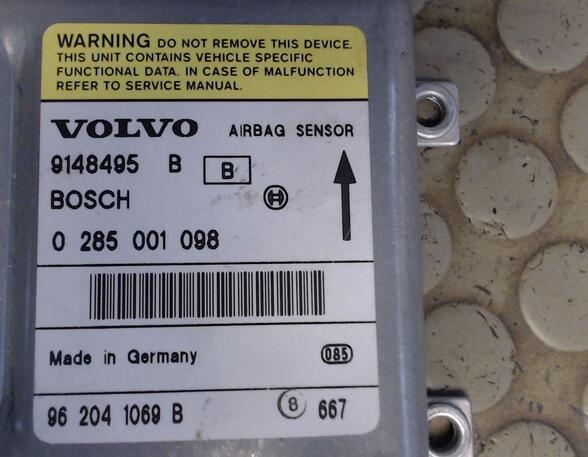 Airbag Control Unit VOLVO 850 Kombi (LW), VOLVO V70 I (875, 876)