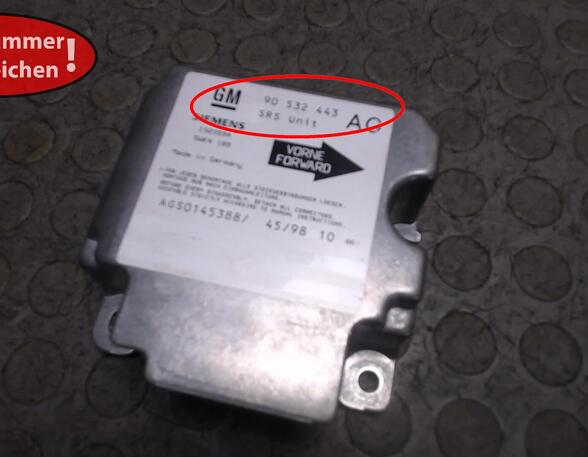 Airbag Control Unit OPEL Corsa B (73, 78, 79)