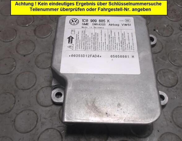 Control unit for Airbag VW POLO (9N_)