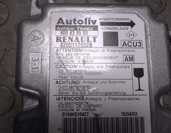 Control unit for Airbag RENAULT MEGANE Scenic (JA0/1_), RENAULT SCÉNIC I MPV (JA0/1_, FA0_)