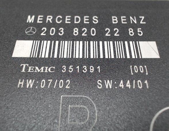 TÜRSTEUERGERÄT HINTEN RECHTS  (Steuergeräte) Mercedes-Benz C-Klasse Benzin (203) 1796 ccm 105 KW 2004>2007