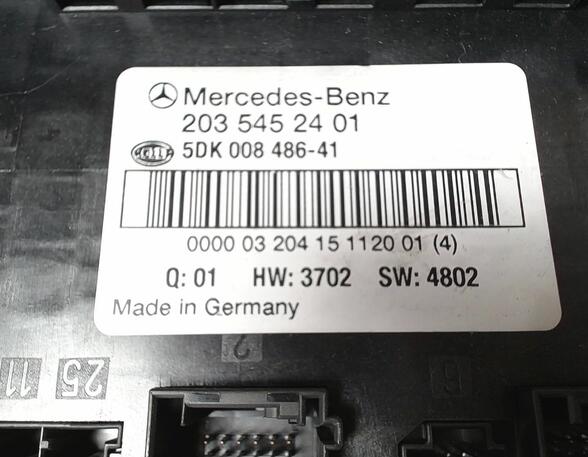 STEUERGERÄT ZENTRALELEKTRIK  /GRUNDMODUL (Steuergeräte) Mercedes-Benz C-Klasse Diesel (203) 2148 ccm 105 KW 2001>2004
