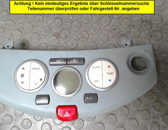 Verwarming / Ventilatie Regeleenheid NISSAN MICRA III (K12)