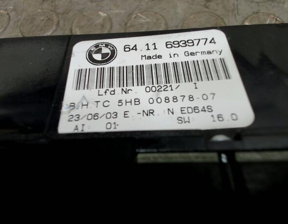 Control unit for heating and ventilation BMW 3 (E46)