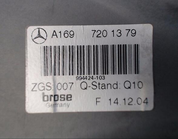 FENSTERHEBER VORNE LINKS (4/5-TÜRER) (Tür vorn) Mercedes-Benz A-Klasse Diesel (169) 1991 ccm 80 KW 2004>2008