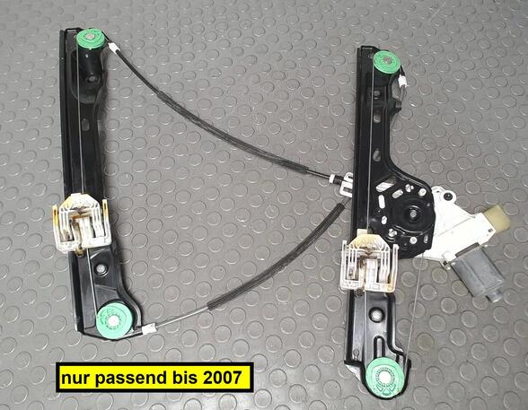 FENSTERHEBER ELEKTRISCH VORN RECHTS ( 4/5 TÜRER )  (Tür vorn) BMW 1er Benzin (E81,E82,E8) 1596 ccm 85 KW 2007