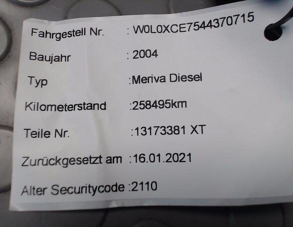 Aanwijsinstrument OPEL Meriva (--)