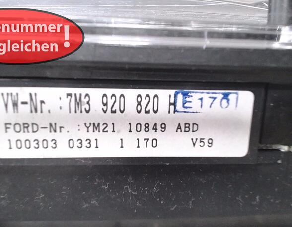 Aanwijsinstrument VW Sharan (7M6, 7M8, 7M9)