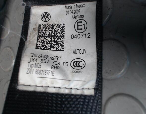 Safety Belts VW Golf V Variant (1K5)