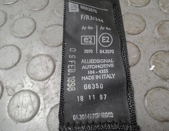 Safety Belts OPEL Astra F Cabriolet (53 B)