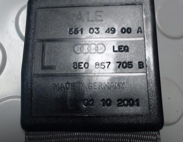 SICHERHEITSGURT VORN LINKS (Sicherheitselektronik) Audi Audi A4 Benzin (8E/8H/QB6) 1984 ccm 96 KW 2001>2004