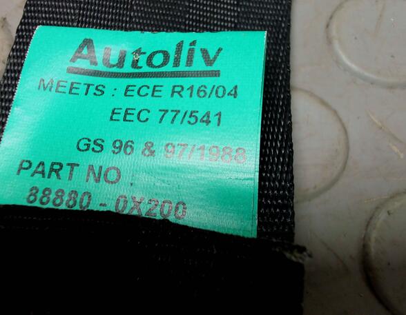 Safety Belts HYUNDAI i10 (PA)