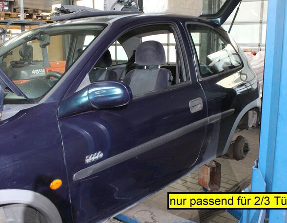 TÜR VORN LINKS ( 2/3 TÜRER )  (Tür vorn) Opel Corsa Benzin (B) 973 ccm 40 KW 1997>2000