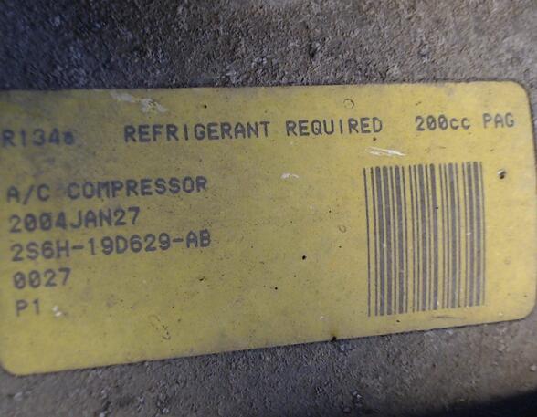 Air Conditioning Compressor FORD Fiesta V (JD, JH)