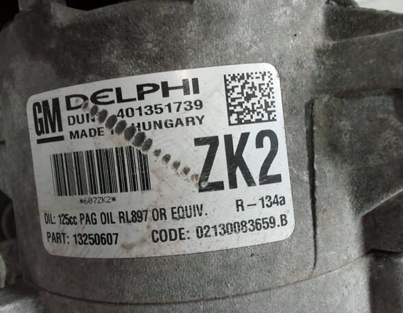 Air Conditioning Compressor OPEL ASTRA J (P10)