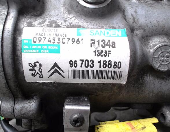 Air Conditioning Compressor CITROËN C3 PICASSO (SH_)