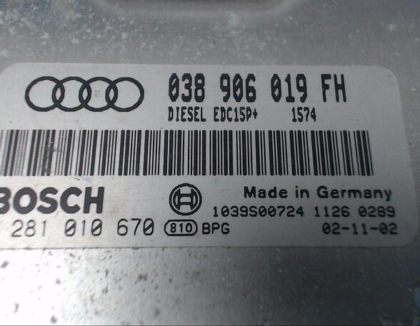 Fuel Injection Control Unit AUDI A3 (8L1)