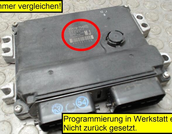 STEUERGERÄT EINSPRITZUNG / MOTORSTEUERGERÄT ECU  (Gemischaufbereitung) Suzuki SX4 Benzin (EY/GY) 1586 ccm 79 KW 2007>2010