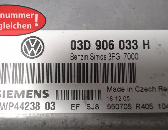 Fuel Injection Control Unit VW Fox Schrägheck (5Z1, 5Z3, 5Z4)