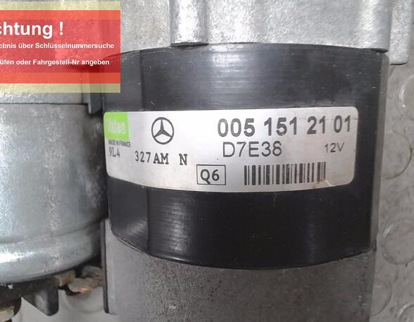 ANLASSER / STARTER VALEO (Motorelektrik) Mercedes-Benz A-Klasse Benzin (169) 1699 ccm 85 KW 2004>2008