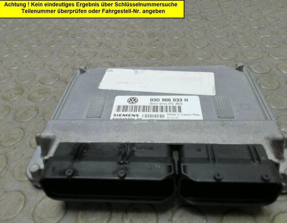 Fuel Injection Control Unit VW Fox Schrägheck (5Z1, 5Z3, 5Z4)