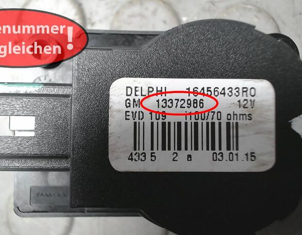 STELLMOTOR UMLUFTKLAPPE (Heizung/Klimaanlage) Opel Mokka Benzin (J-A) 1364  ccm 103 KW 2013>2016 kaufen 40.00 €