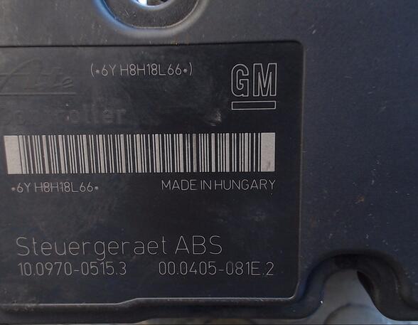 HAUPTBREMSAGGREGAT ABS (Bremsen vorn) Opel Zafira Diesel (B) 1910 ccm 110 KW 2007>2008