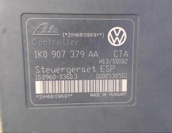 HAUPTBREMSAGGREGAT ABS (Bremsen vorn) VW Touran Diesel (1 T) 1896 ccm 77 KW 2004>2006