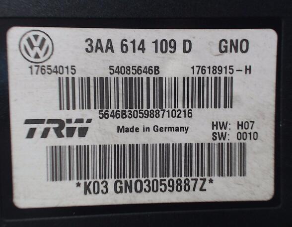 HAUPTBREMSAGGREGAT ABS (Bremsen vorn) VW Passat Benzin (36) 1798 ccm 118 KW 2010>2012