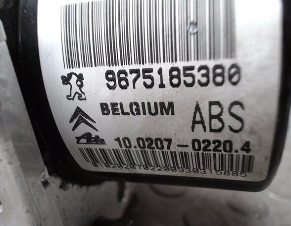 HAUPTBREMSAGGREGAT ABS (Bremsen vorn) Peugeot 206 Benzin (2KFX/2NFZ/) 1124 ccm 44 KW 2009>2012