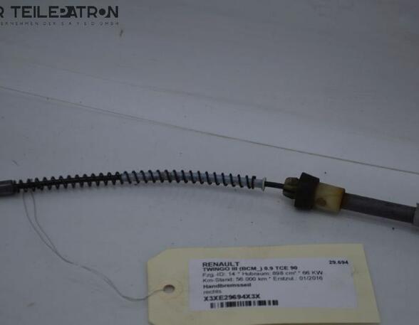 Handbrake Cable RENAULT Twingo III (BCM)