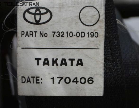 Safety Belts TOYOTA Yaris (KSP9, NCP9, NSP9, SCP9, ZSP9)