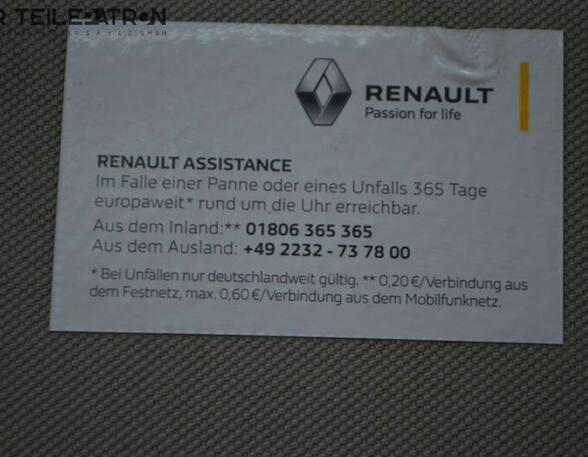 Sun Visor RENAULT Twingo III (BCM)