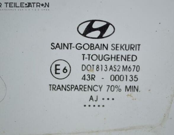 Door Glass HYUNDAI i10 (PA)