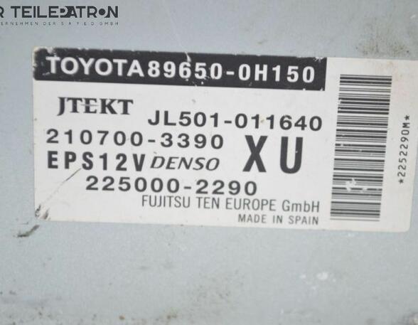 Power Steering Control Unit TOYOTA Aygo (KGB4, PAB4)