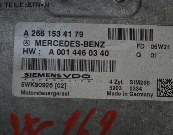 Regeleenheid motoregeling MERCEDES-BENZ A-Klasse (W169)