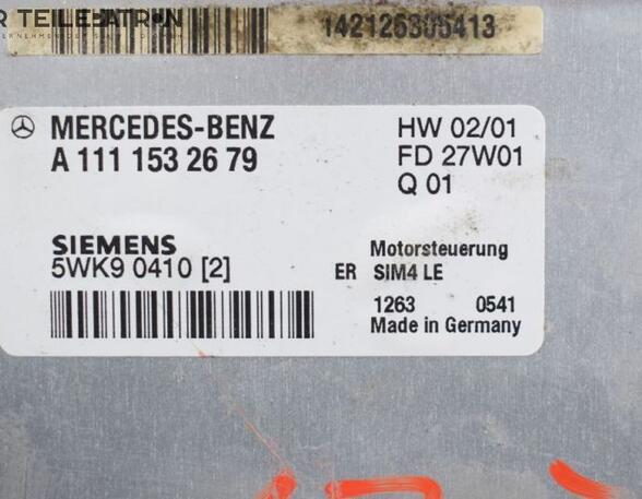 Regeleenheid motoregeling MERCEDES-BENZ C-Klasse Coupe (CL203)