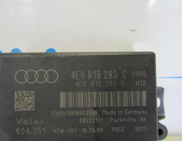 Control unit for parking support AUDI A8 (4E2, 4E8), AUDI A8 (4E_)