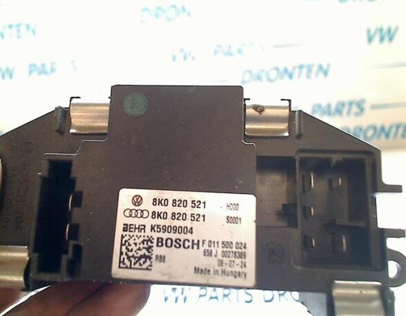 Resistor Interior Blower AUDI A4 Avant (8K5, B8), AUDI A5 Sportback (8TA)