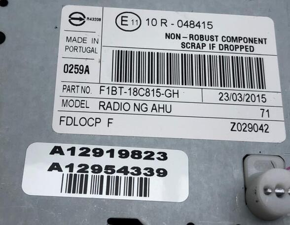 Audio Amplifier FORD TOURNEO CUSTOM V362 Bus (F3), FORD TRANSIT CUSTOM V362 Bus (F3)