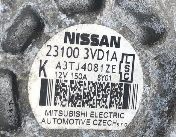 Lichtmaschine Nissan Juke F15 231003VD1A P21371469