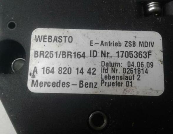 Sunroof Motor MERCEDES-BENZ R-CLASS (W251, V251)